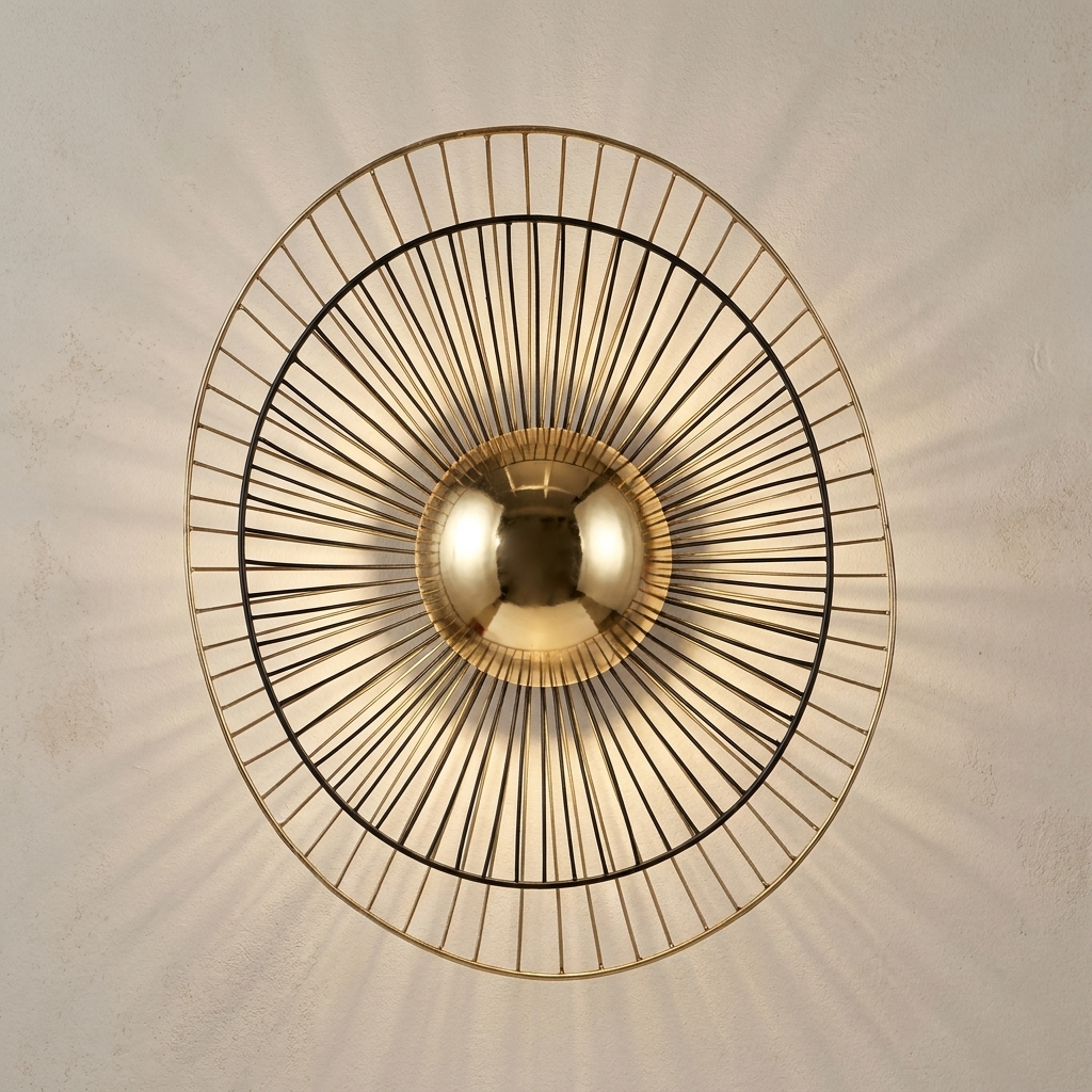 download - 2026-04-29T152302.918 Proudome LED Wall Light for Living Room | Modern Designer Gold Black Wall Lamp - Image 1