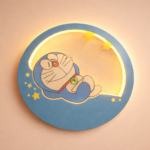 Proudome Doraemon LED Wall Light for Kids Room, Cartoon Wall Lamp for Nursery, Baby Bedroom & Playroom Decor