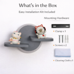 Proudome Kitty LED Wall Light for Kids Room, Cute Cartoon Wall Lamp for Girls Bedroom & Nursery Decor - Image 8