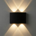 Proudome Up Down Outdoor Wall Light – Dual Diffuser LED Wall Lamp for Garden, Patio & Balcony