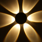 6 Diffusers Outdoor Wall Lamp