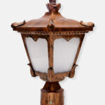 Metal Frame Gate Pillar Light (Bulb Not Included)