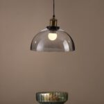 Glass Hanging Pendant Light (Bulb Not Included)