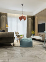 Leather Hanging Pendant Light (Bulb Not Included)