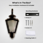 Proudome Outdoor Wall Light – Metal Decorative Exterior Wall Lamp for Garden, Balcony, Patio & Terrace - Image 8