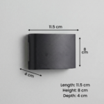 Proudome Up Down Outdoor Wall Light – Dual Diffuser LED Wall Lamp for Garden, Patio & Balcony - Image 6
