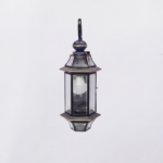 Proudome Outdoor Wall Light – Metal Frame & Clear Glass Lantern for Patio, Garden, Entryway | Decorative Exterior Lamp (Bulb Not Included) - Image 2