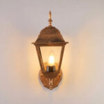 Proudome Antique Outdoor Wall Lamp – Decorative Exterior Wall Light for Garden, Balcony, Patio & Terrace