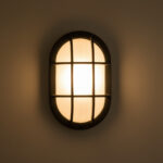 Proudome Bulkhead Outdoor Wall Light Holder – Exterior Wall Lamp for Garden, Balcony, Patio & Terrace