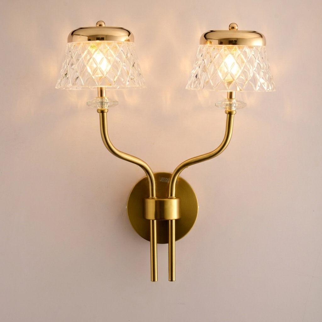 2 Proudome Acrylic 3 Color Mode LED Wall Light – Luxury Modern Decorative Wall Sconce - Image 1