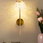 Metal LED Golden Wall Light