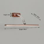 Proudome Wooden Frame Vanity Light for Bathroom Mirror | Wall Mounted Makeup & Dressing Light - Image 6