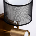 Modern Proudome Wall Light with Fabric Shade & LED Reading Lamp for Bedroom & Bedside | Luxury Indoor Wall Sconce (Bulb Not Included) - Image 5
