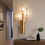 Proudome Modern Gold Wall Light – Luxury Designer Decorative Wall Sconce (Bulb Not Included) - Image 2