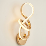 Proudome 3 Color Mode LED Wall Light | Modern Decorative Gold Wall Lamp - Image 5