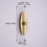 Proudome 3 Color Mode LED Wall Light | Modern Linear Designer Wall Lamp - Image 7