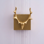 Proudome 3 Color Mode LED Wall Light | Modern Acrylic Designer Wall Lamp with Gold Finish - Image 5