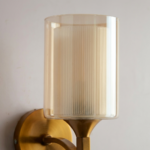 Proudome Amber Glass Wall Light – Luxury Decorative Wall Sconce for Modern Interiors (Bulb Not Included) - Image 5