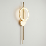 Proudome 3 Color Mode Ring LED Wall Light | Modern Gold Decorative Wall Lamp - Image 5