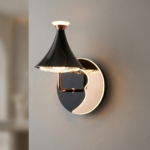 Proudome 3 Color Mode LED Wall Light | Modern Designer Black & Rose Gold Wall Sconce - Image 5