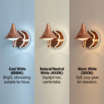Proudome Rose Gold 3 Color Mode LED Wall Light | Modern Designer Wall Sconce - Image 4