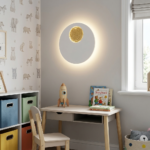 Proudome 3 Color Mode LED Wall Light | Modern Halo Designer Wall Lamp - Image 3