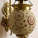 Proudome Mosaic Glass Wall Light | Decorative Antique Gold Designer Wall Lamp (Bulb Not Included) - Image 5