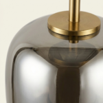 Proudome 3 Color Mode Smokey Glass LED Wall Light | Modern Gold Decorative Fixture - Image 6