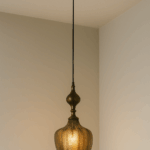 Smoky Glass Pendant Light (Bulb Not Included)