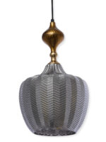Smoky Glass Pendant Light (Bulb Not Included) - Image 2