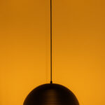 Black Metal Ceiling Lamp (Bulb Not Included)