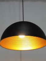 Black Metal Ceiling Lamp (Bulb Not Included) - Image 3