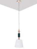 White Glass Pendant Light (Bulb Not Included) - Image 2