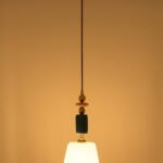 White Glass Pendant Light (Bulb Not Included)