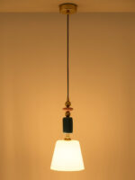 White Glass Pendant Light (Bulb Not Included)