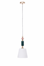 White Glass Pendant Light (Bulb Not Included) - Image 4