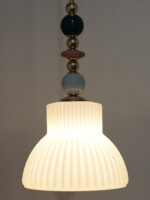 White Glass Hanging Lamp (Bulb Not Included) - Image 5