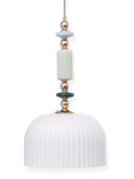 White Glass Hanging Light (Bulb Not Included) - Image 4