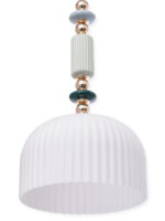 White Glass Hanging Light (Bulb Not Included) - Image 8