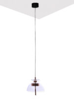 LED Rose Gold Hanging Light - Image 2