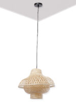 Bamboo Wood Pendant Light (Bulb Not Included) - Image 2