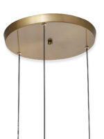 Amber Glass 3 Hanging Pendant Light - Image 5
