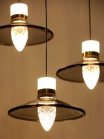 Smoky Glass 3 Hangings Pendant Light - Image 4