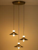 Smoky Glass 3 Hangings Pendant Light