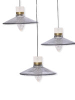 Smoky Glass 3 Hangings Pendant Light - Image 5
