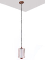 Rose Gold LED Hanging Lamp - Image 2