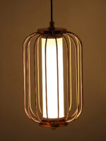 Rose Gold LED Hanging Lamp - Image 3