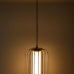 Rose Gold LED Hanging Lamp