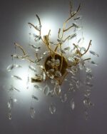 Hanging Crystal Wall Light (G9 Bulb Included) - Image 3