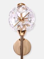 Small Round Crystal Pieces LED Wall Light - Image 4